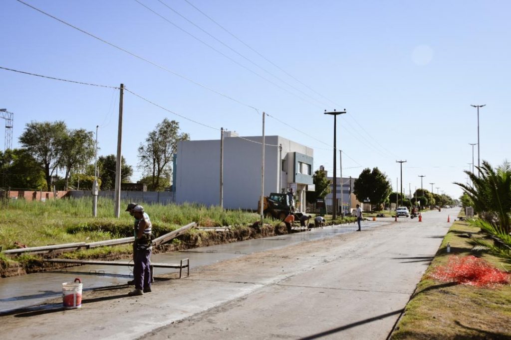 Avanza la obra de la Rotonda | Diario El 9 de Julio