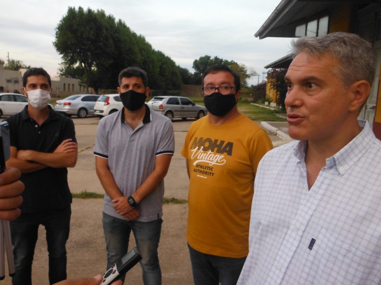 El Dr. Darío Golía visitó 9 de Julio