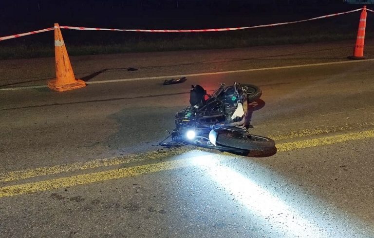 Perdió la vida un joven motociclista en la Ruta 5