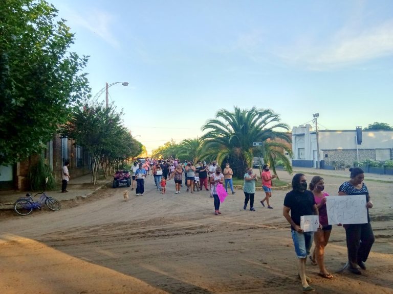 En Patricios se realizó una marcha