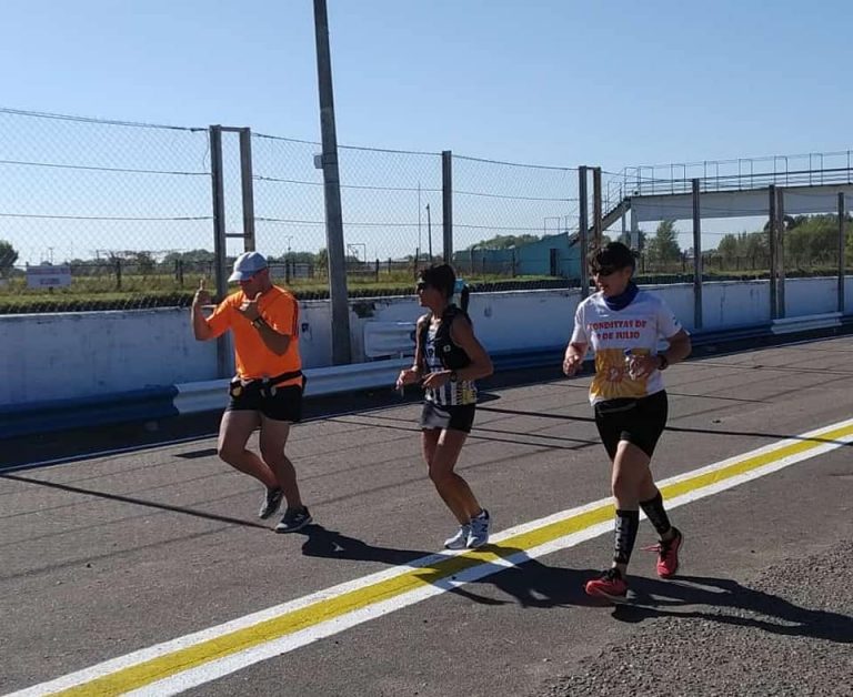 Sandra Marcantoni logró mejorar su marca