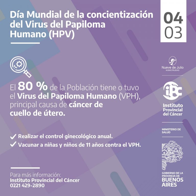 DÍA INTERNACIONAL DE LA CONCIENTIZACIÓN DEL HPV