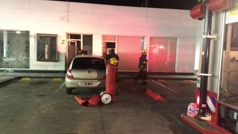 Un susto en Estación de Servicio de Ruta 65