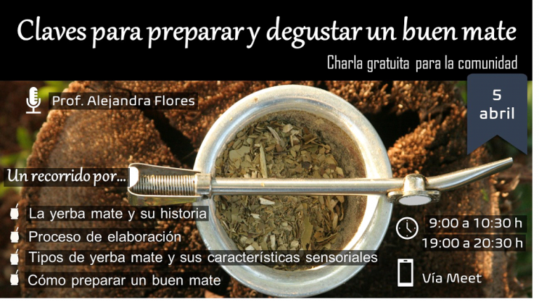 Charla virtual sobre la yerba mate