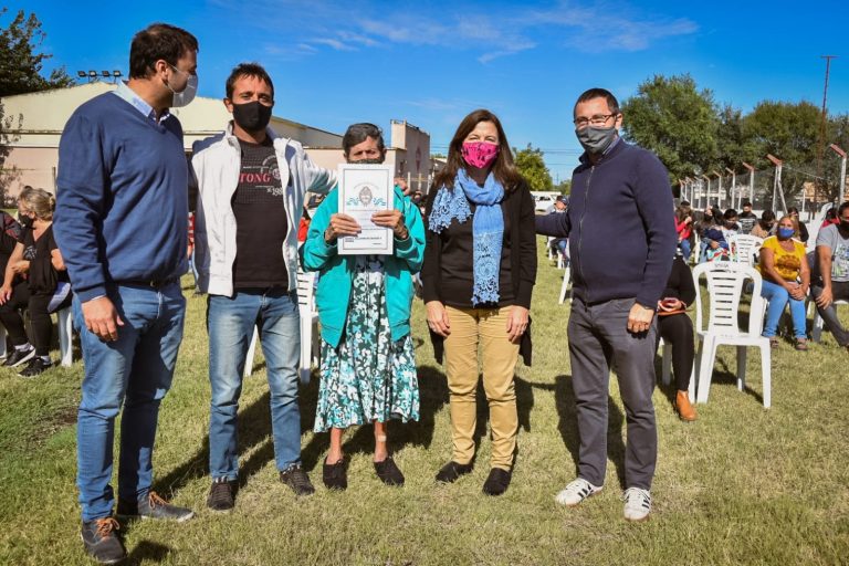 Estela Díaz visitó 9 de Julio