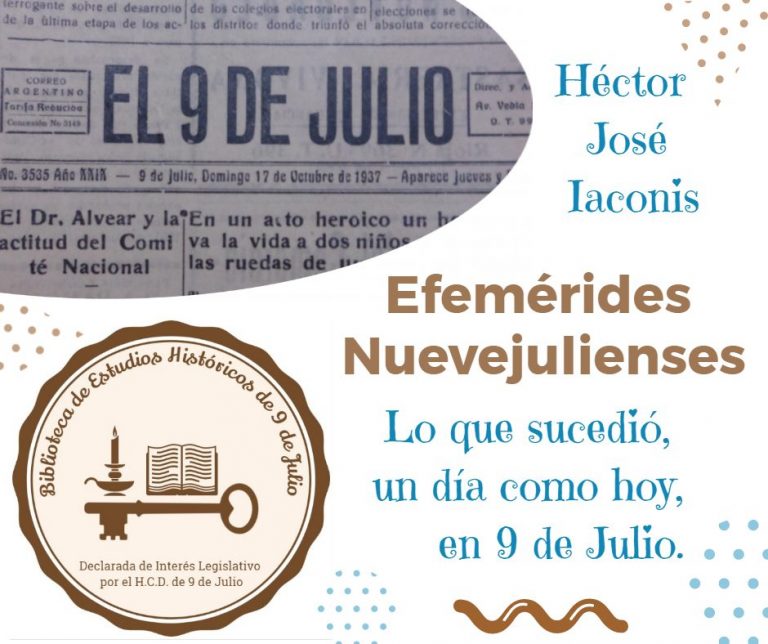Efemérides nuevejulienses: 12 de abril
