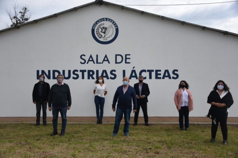 Inauguraron una sala láctea en una escuela agraria de Coronel Vidal