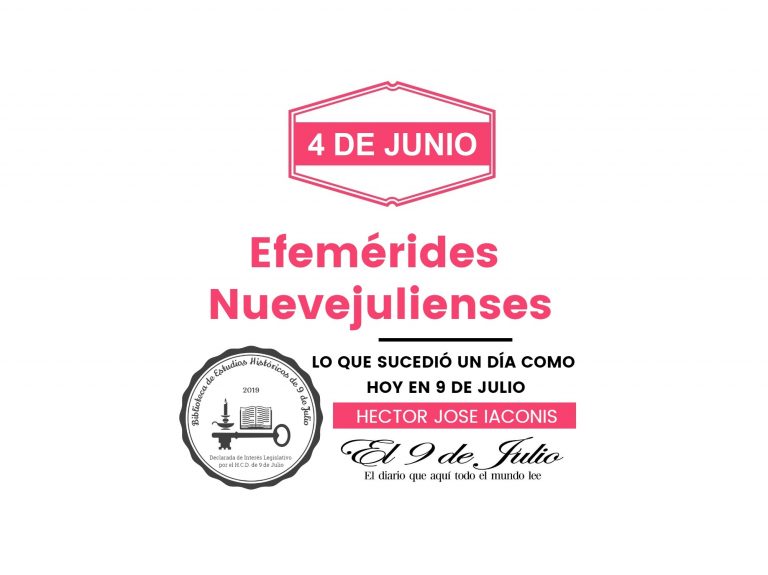 Efemérides nuevejulienses. Lo que sucedió un día como hoy en 9 de Julio