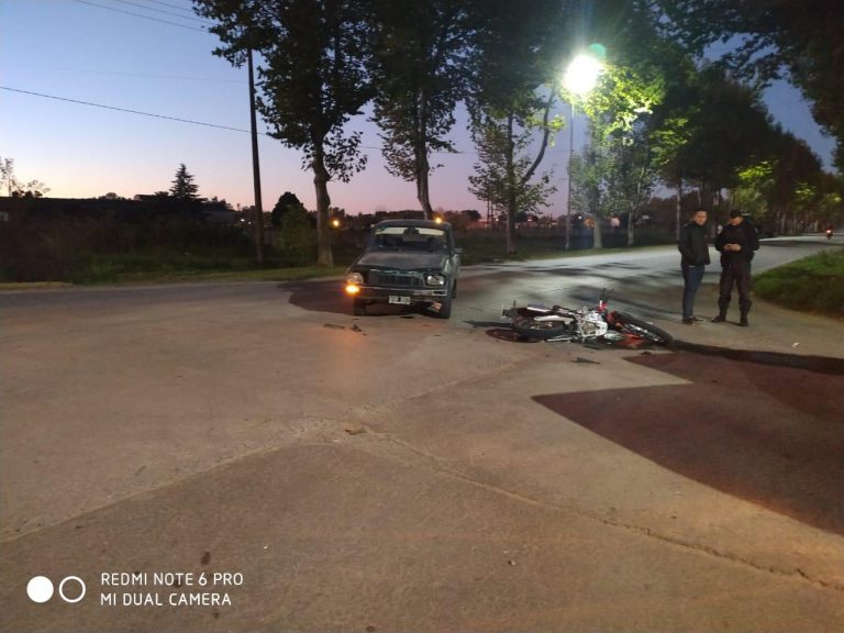 Dos motociclistas sufrieron lesiones