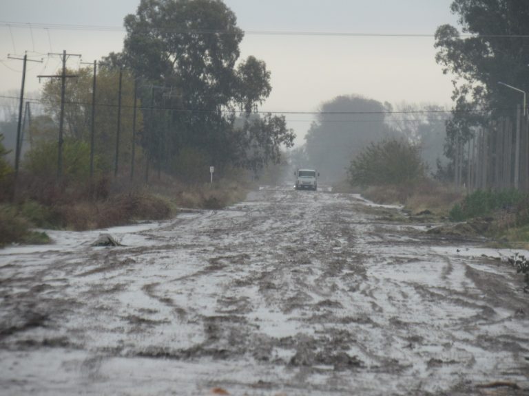 Tras la lluvia: prohiben circular con cargas en caminos rurales