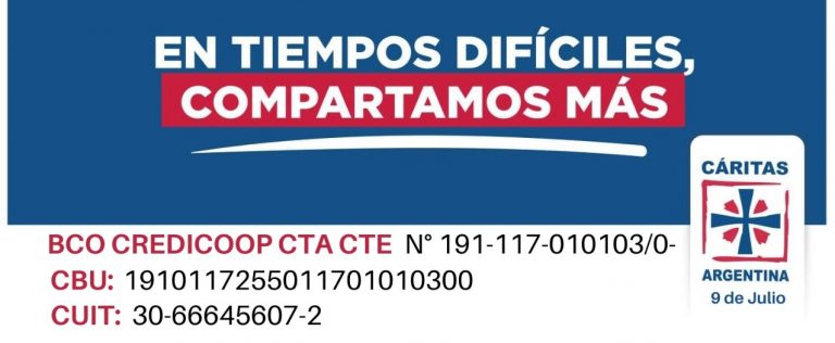 Sábado y domingo es la Colecta de Cáritas