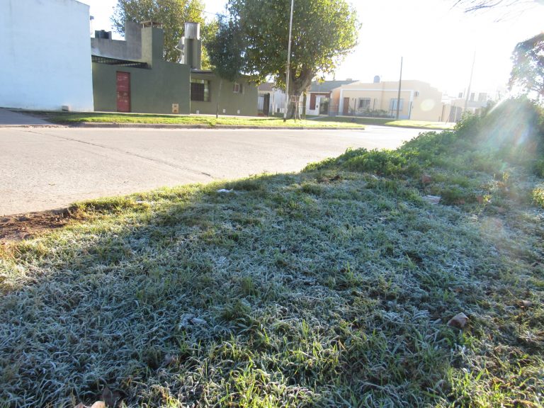 Durante la mañana se sintió el frío