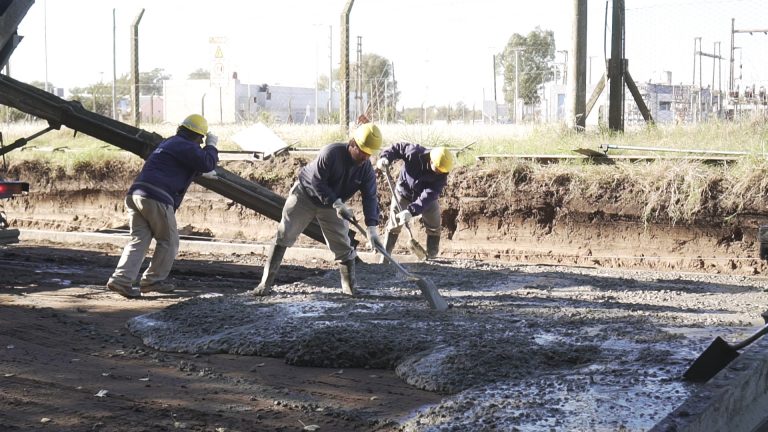 Siguen las obras de pavimentación en la Ciudad