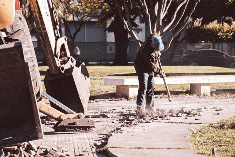 Inicio de obras en Plaza España