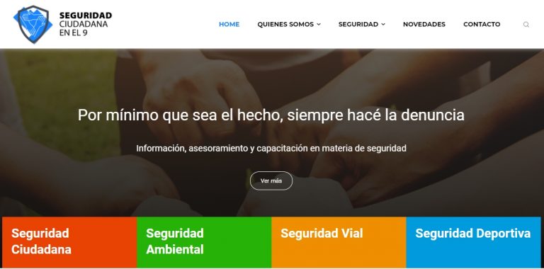 “Seguridad Ciudadana en el 9” tiene su propia web
