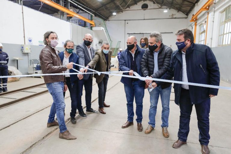 Reinauguraron talleres ferroviarios en San Cristóbal