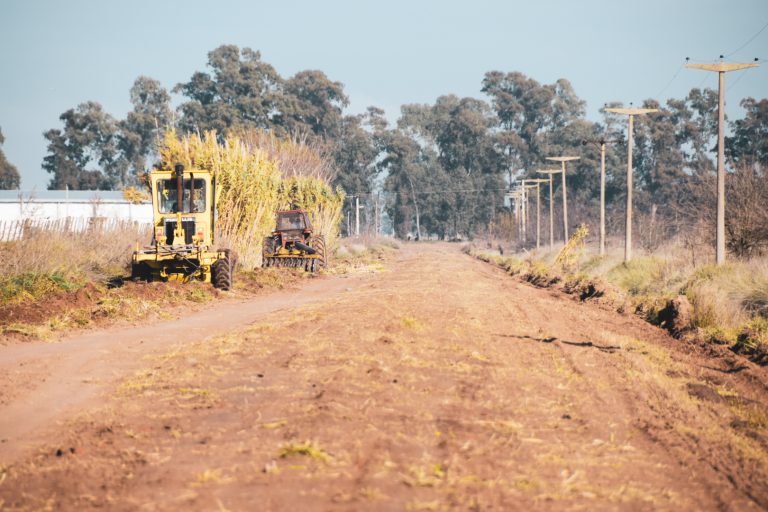 Camino a “La Blanqueda”: movimiento de tierra