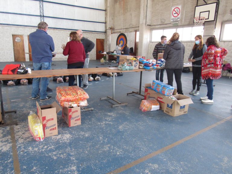 El Colegio San Agustín reanudó su acción solidaria