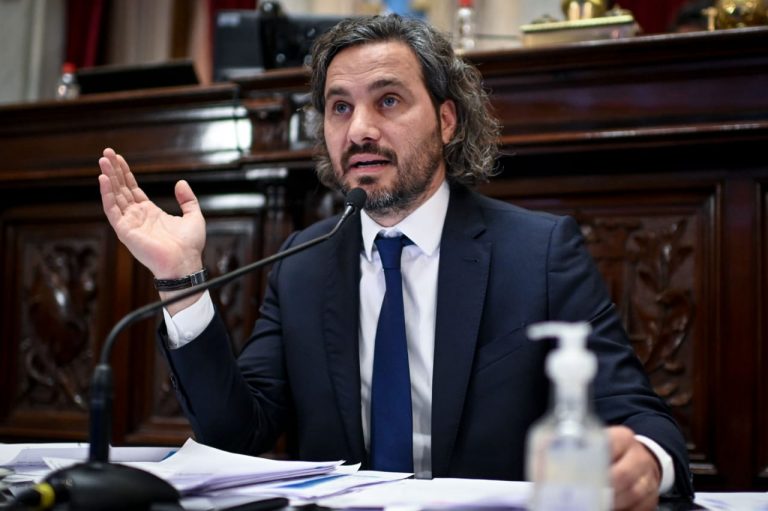 El jefe de Gabinete brinda el Informe de Gestión número 129 ante el Senado de la Nación
