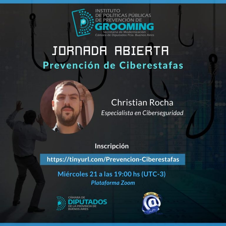 Invitación a la jornada abierta de prevención de Ciberestafas*