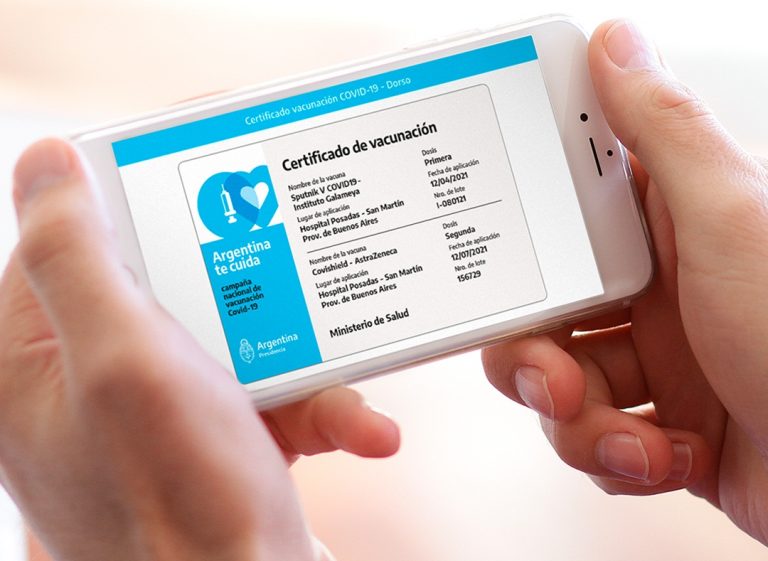 Certificación digital de la vacuna: la tienen más de 7 millones