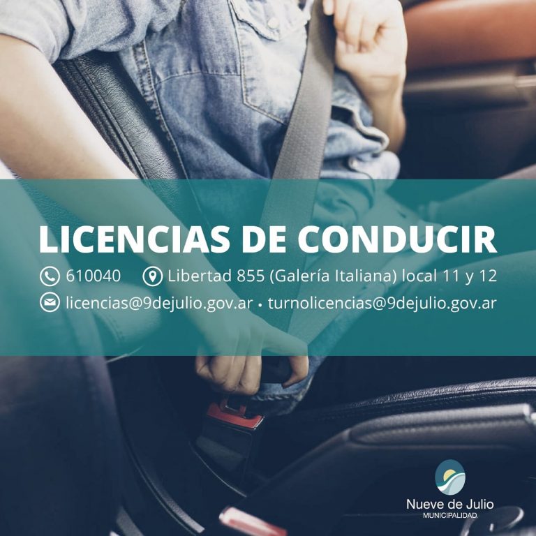 Prórrogas de vencimientos de las Licencias de conducir