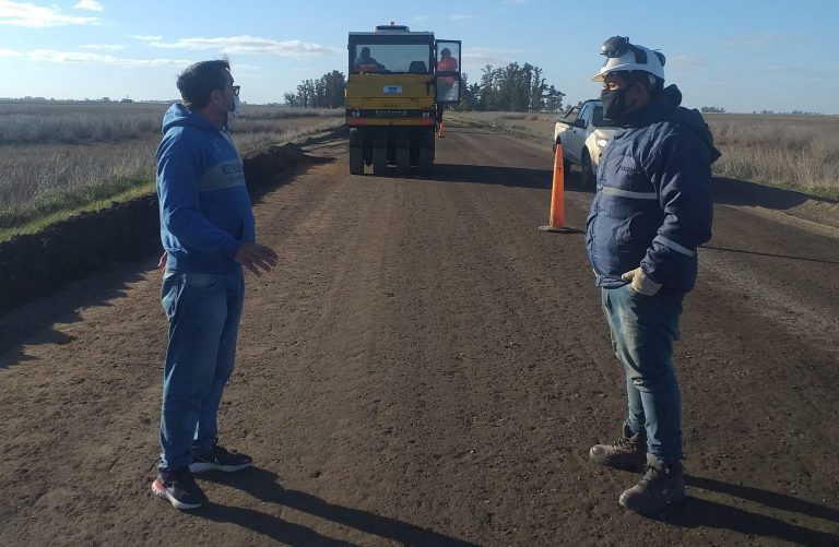 Empezó la obra de reparación de la Ruta 50