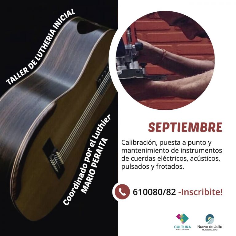 Dictarán Taller de Luthería Inicial