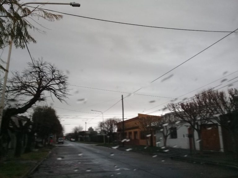 Se hizo presente la lluvia