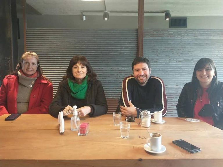 Vilma Ripoll y Andrea Lanzette visitaron 9 de Julio