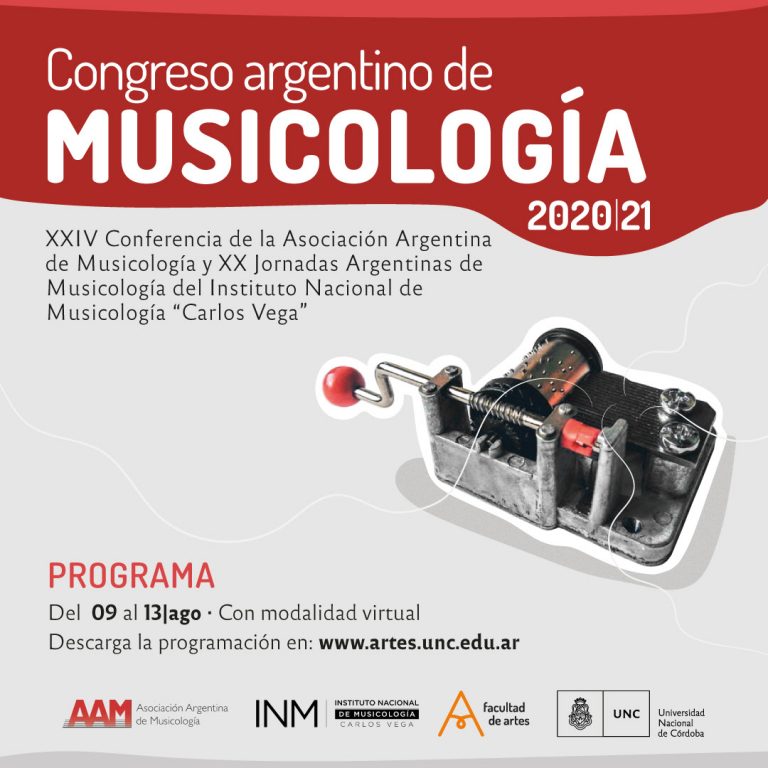 Del 9 al 13 de agosto: Congreso Argentino de Musicología