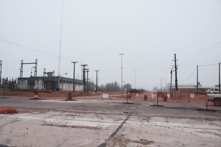 Avanza la obra de la nueva Rotonda