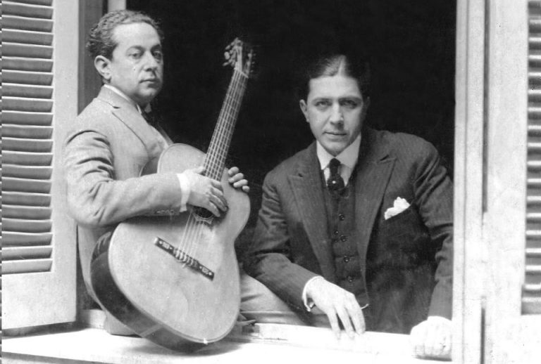 Hace 100 años Carlos Gardel cantaba en 9 de Julio