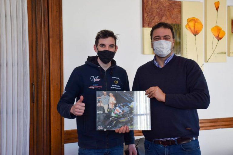 Luca Pastorino, recibido por el Intendente