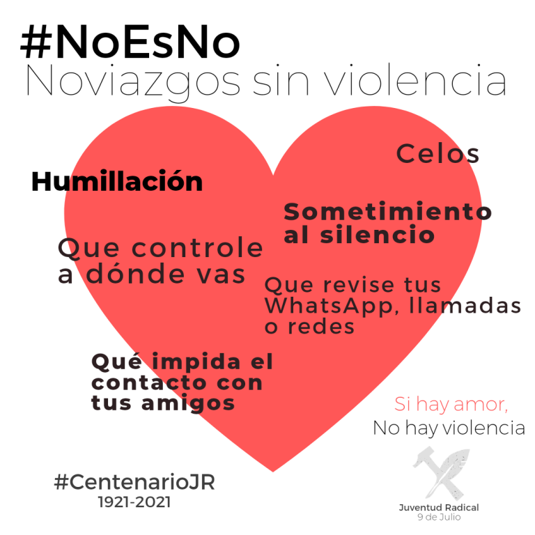 La JR invita a sumarse a la campaña «Noviazgos sin violencia»