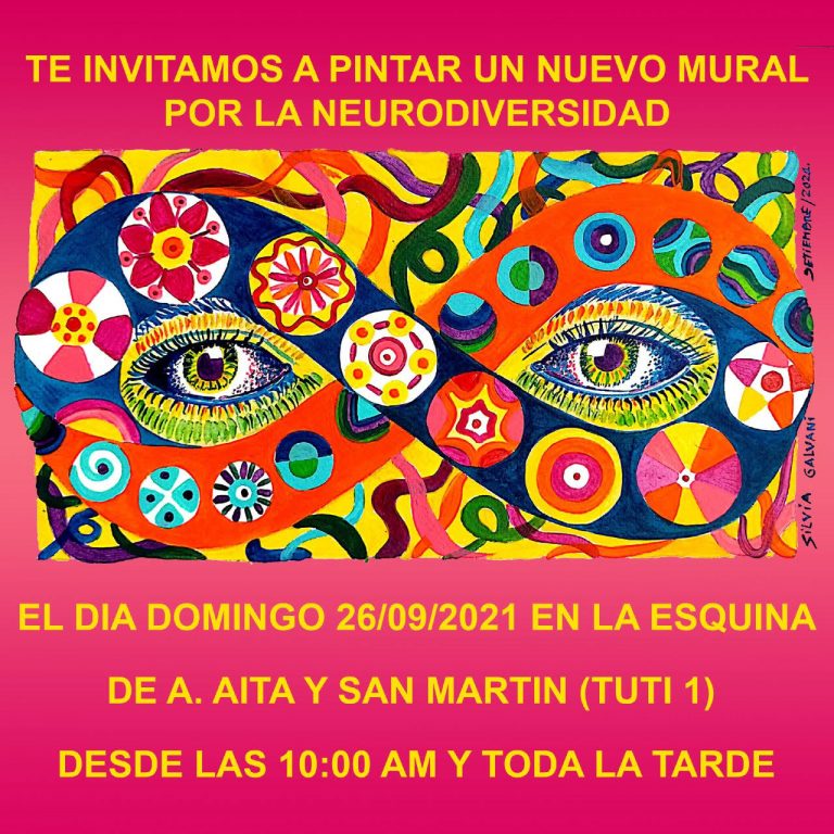 Neurodiversidad: pintarán mural