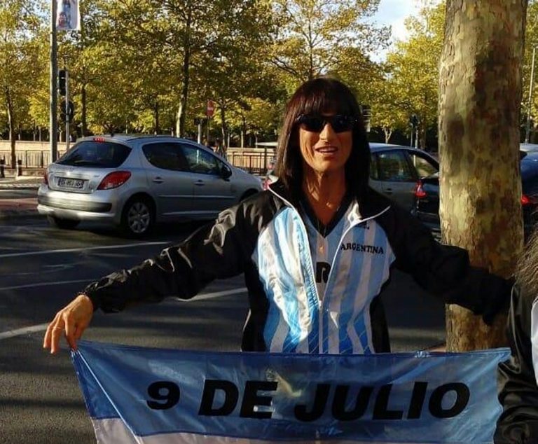 Sandra Marcatoni viaja para correr el Sparthatlon
