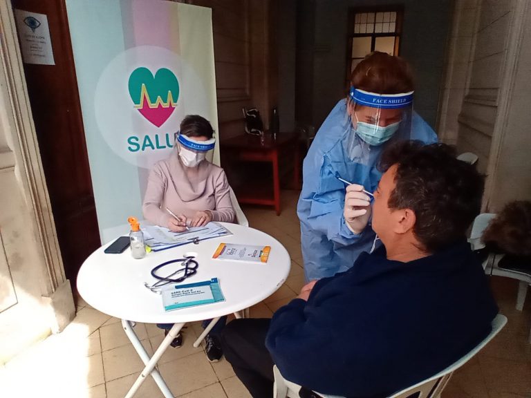 Elecciones: se hizo un operativo de testeos voluntarios