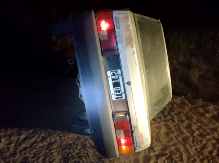 Volcó un automóvil camino a Norumbega