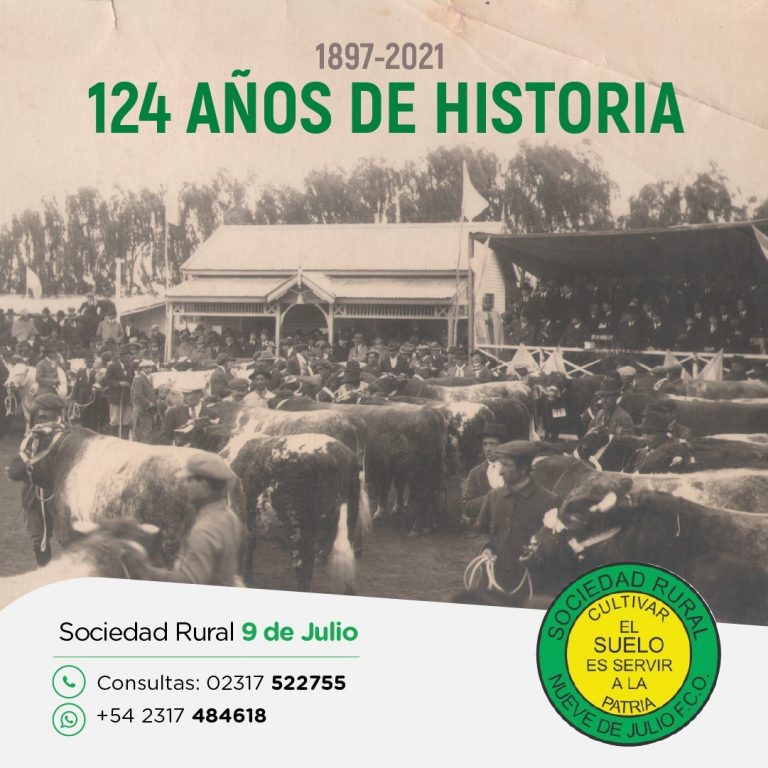 La Sociedad Rural de 9 de Julio arribó al 124º aniversario