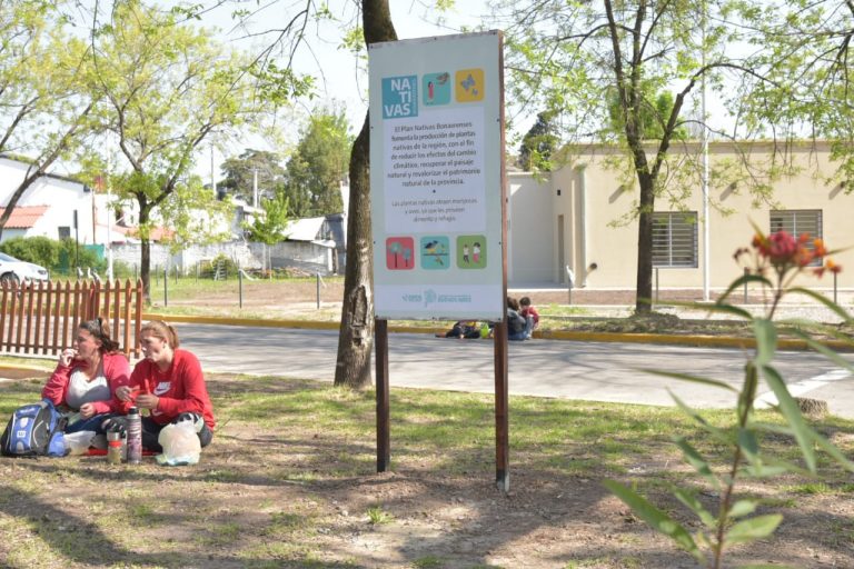 En Mercedes se inauguró un nuevo espacio verde