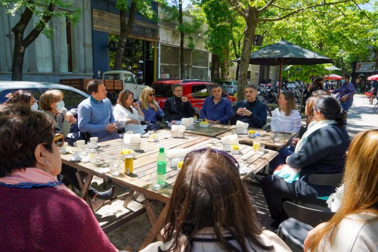 Mercedes: visita de Jorge Macri respaldando a los candidatos