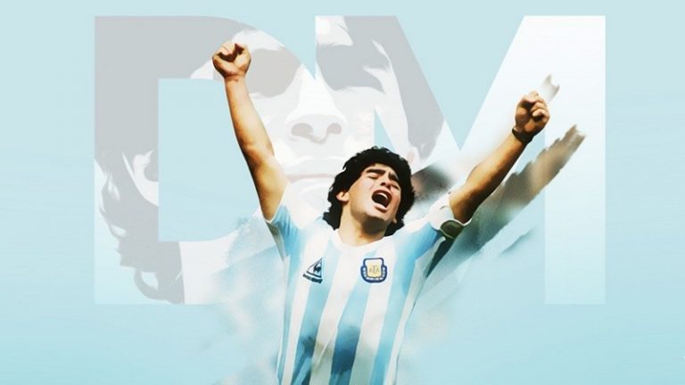 En el minuto 10 de cada partido, recuerdan a Maradona