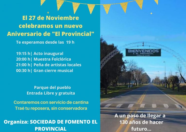 El Provincial se prepara para el festejo del sábado