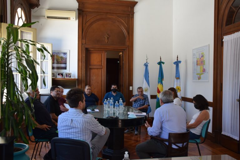 Dirigentes gremiales se reunieron con funcionarios