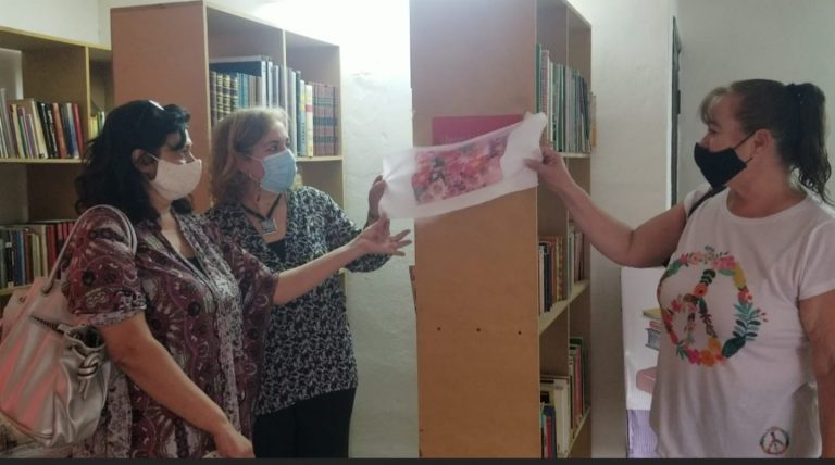Dudignac: cierre de talleres e inauguración biblioteca rural