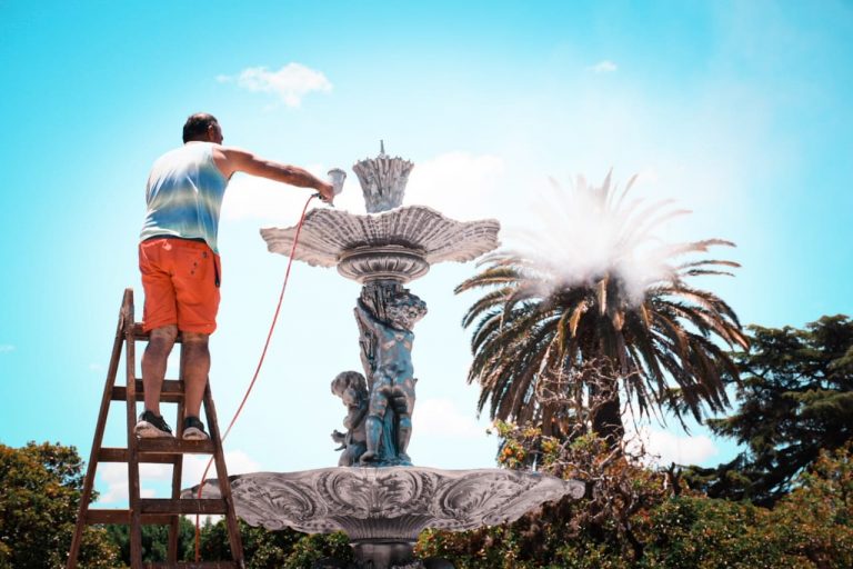 Presentación de la obra de la fuente