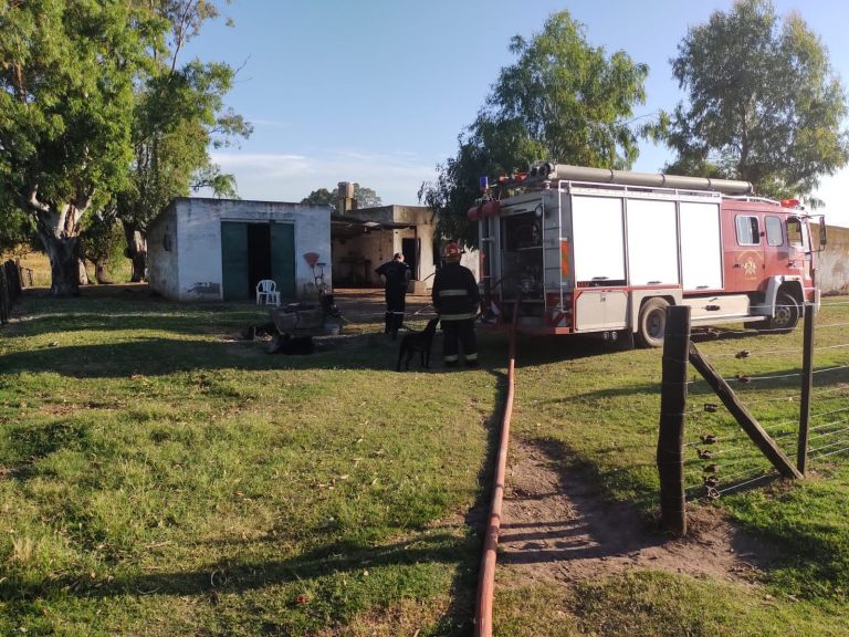 Un incendio destruyó una vivienda