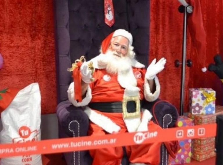 Papá Noel llega este lunes a 9 de Julio
