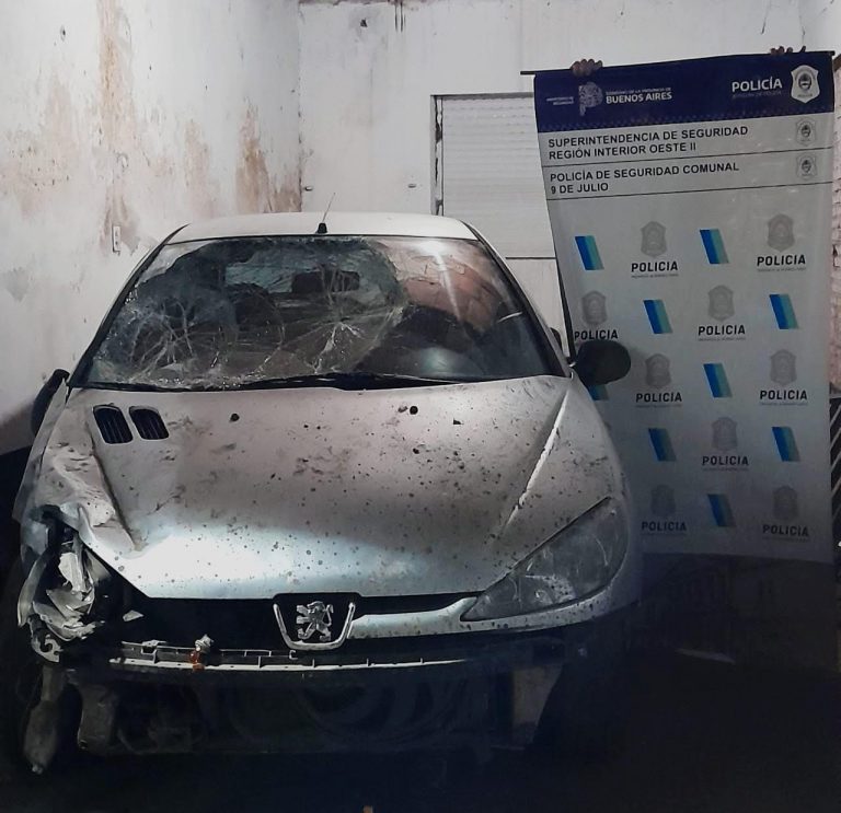 Encontraron el auto involucrado en el accidente